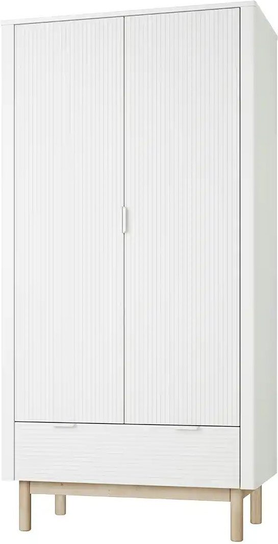 pinio Kleiderschrank Miloo ¦ weiß ¦ Maße (cm): B: 52,4 H: 197,8 Baby > Babymöbel > Babykleiderschränke - Höffner