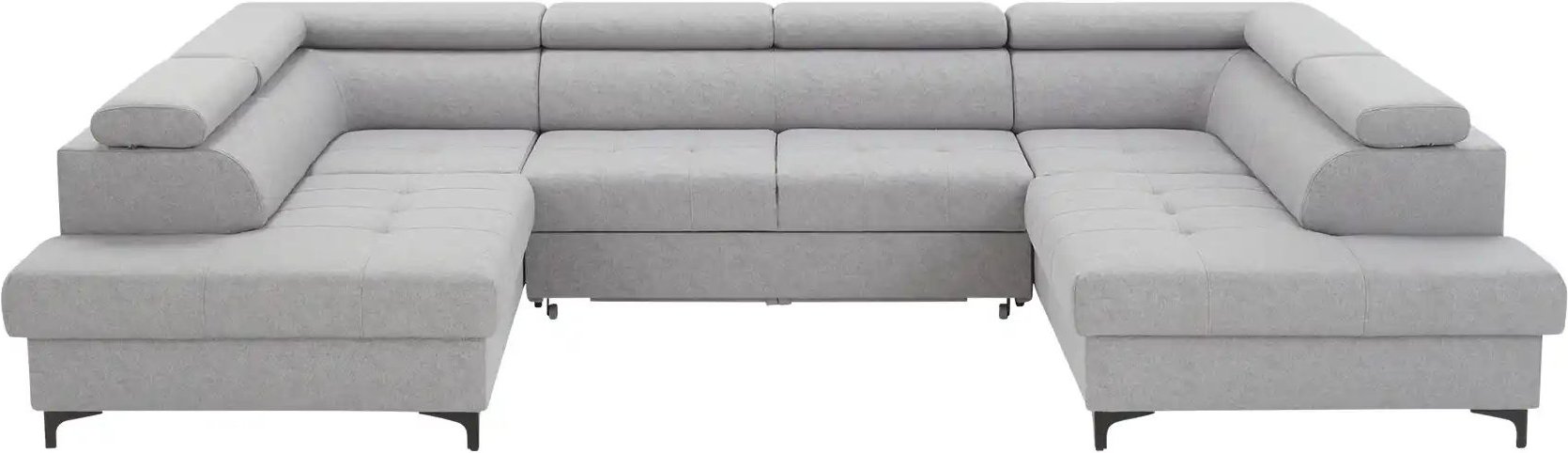 uno Wohnlandschaft aus Mikrofaser Ria ¦ grau ¦ Maße (cm): B: 335 H: 86 T: 205.0 Polstermöbel > Sofas > Wohnlandschaften ...