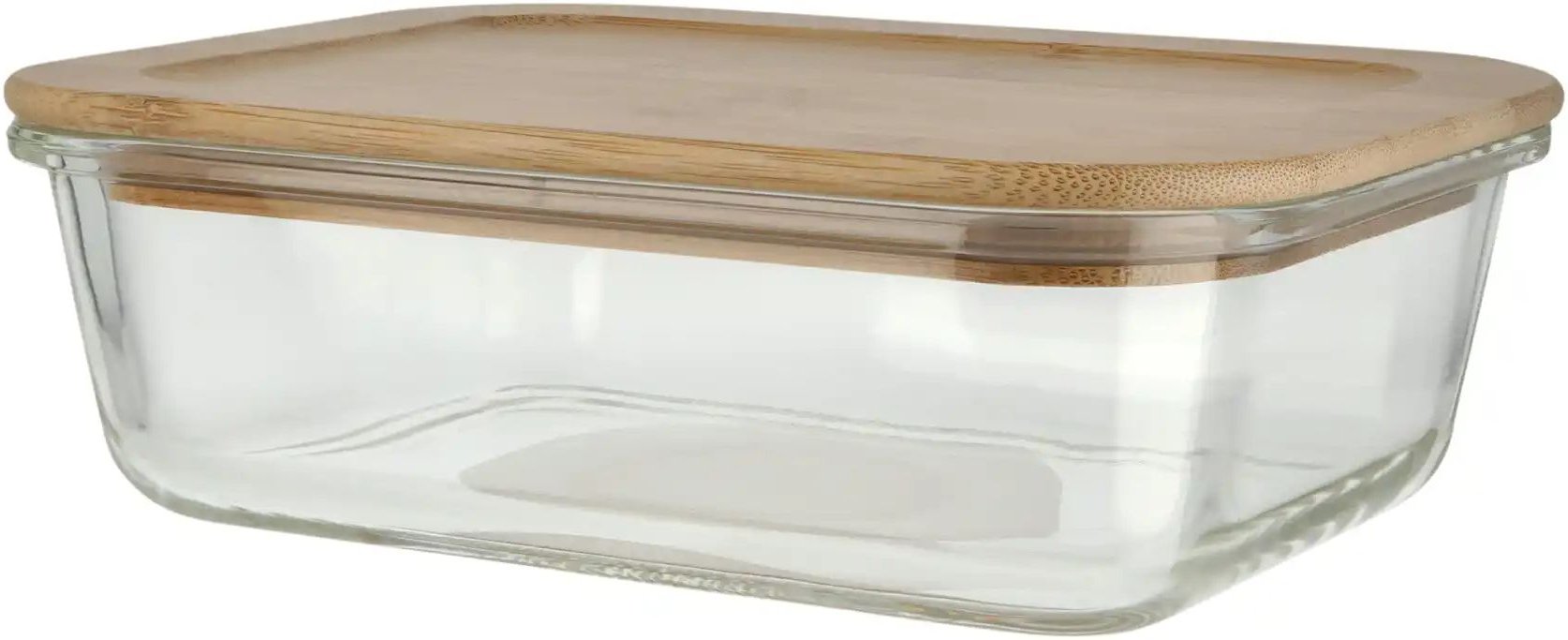 KHG Aufbewahrungsdose 1000 ml rechteckig ¦ transparent/klar ¦ Maße (cm): B: 15 H: 6,4 Küchenzubehör & Helfer > Küchenh...