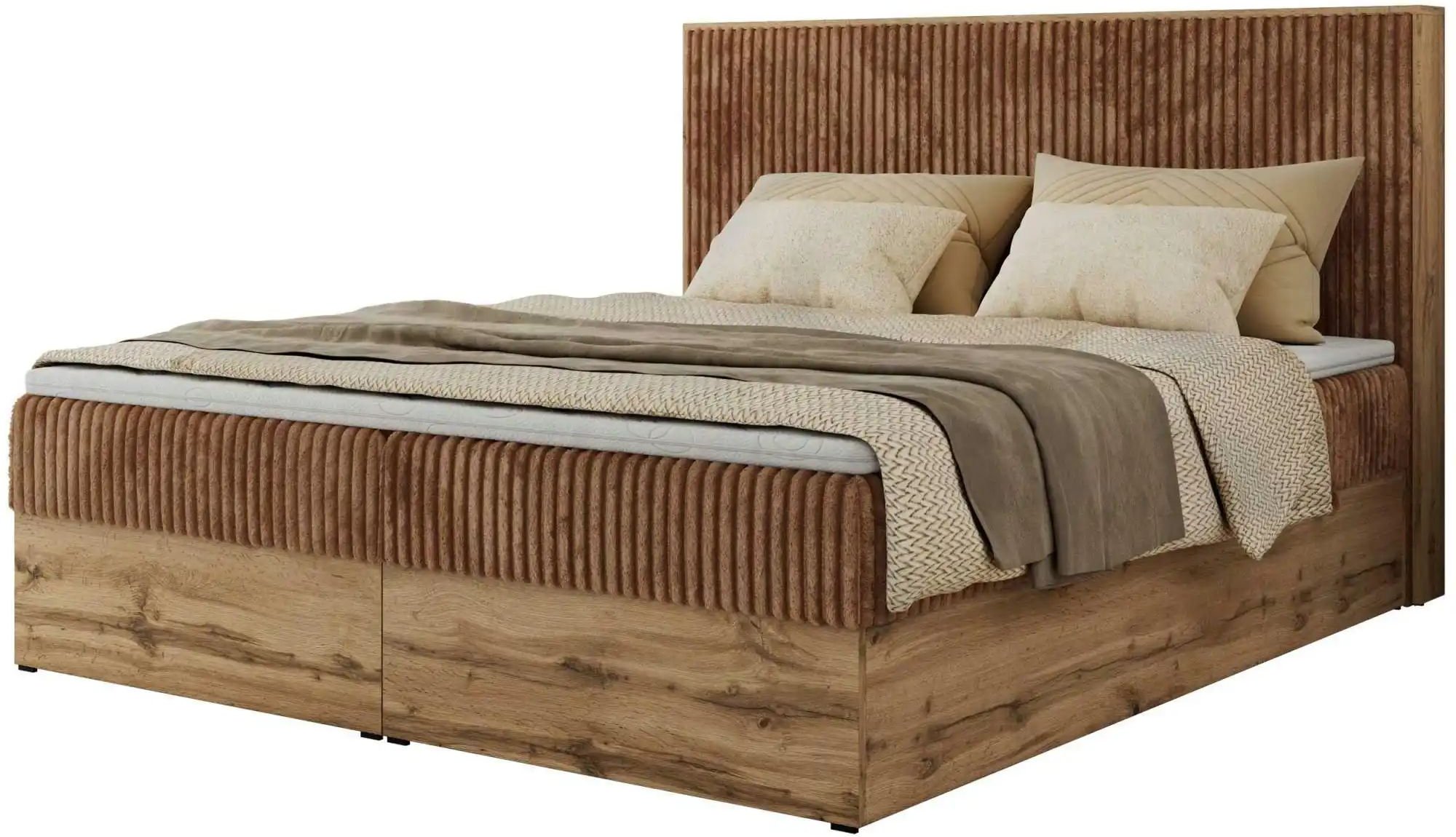 Boxbett mit Bettkasten Wood Classic ¦ orange ¦ Maße (cm): B: 164 H: 120 Betten > Komfortbetten - Höffner