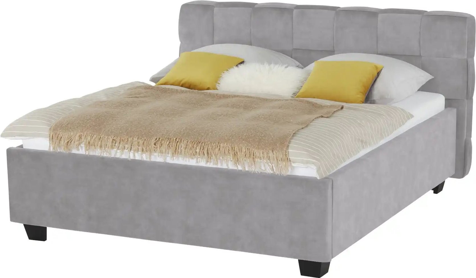 meinBett Polsterbett Veifa ¦ grau ¦ Maße (cm): B: 206 H: 103 Betten > Polsterbetten - Höffner