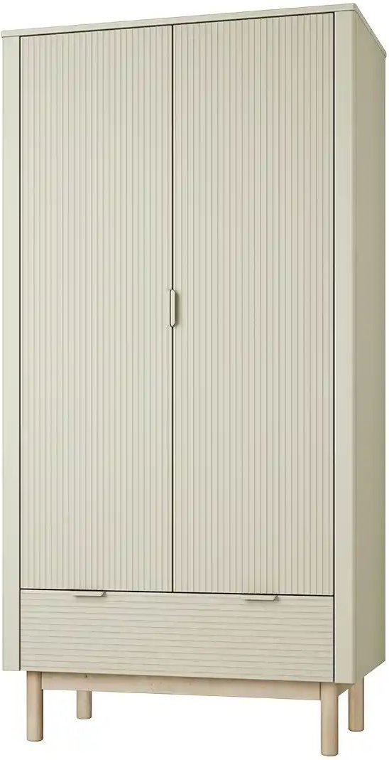pinio Kleiderschrank Miloo ¦ beige ¦ Maße (cm): B: 52,4 H: 197,8 Baby > Babymöbel > Babykleiderschränke - Höffner