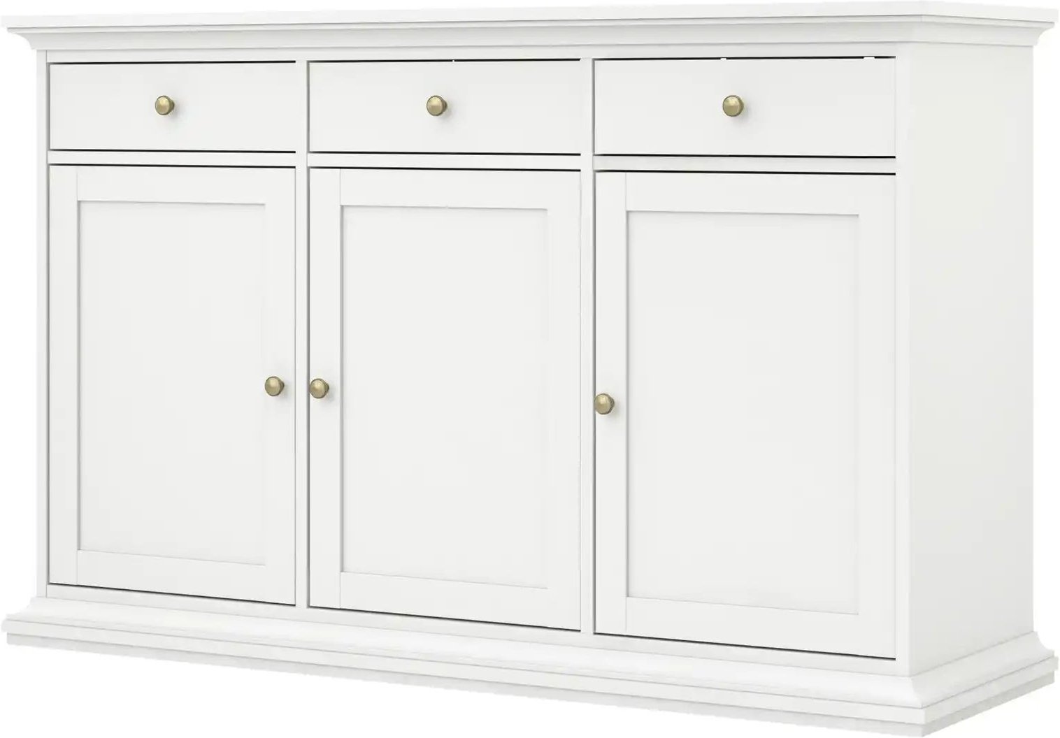 Thumbnail - Buffet-Unterteil Chester ¦ schwarz ¦ Maße (cm): B: 143,7 H: 91,7 T: 46.1 Kommoden & Sideboards > Highboards - Höffner