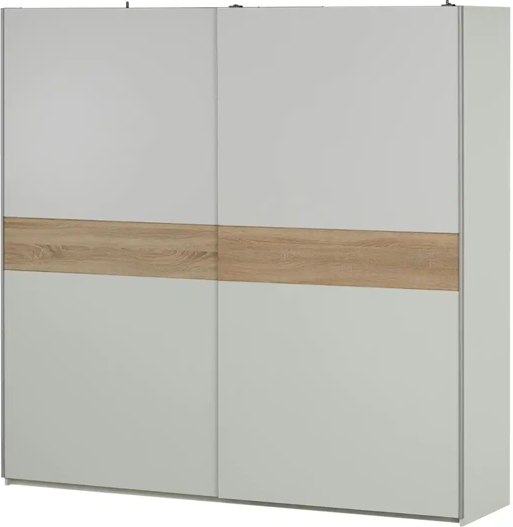 Thumbnail - Schwebetürenschrank 2-türig Luton ¦ weiß ¦ Maße (cm): B: 215 H: 210 T: 58.5 Schränke > Kleiderschränke > Schwebetürens...