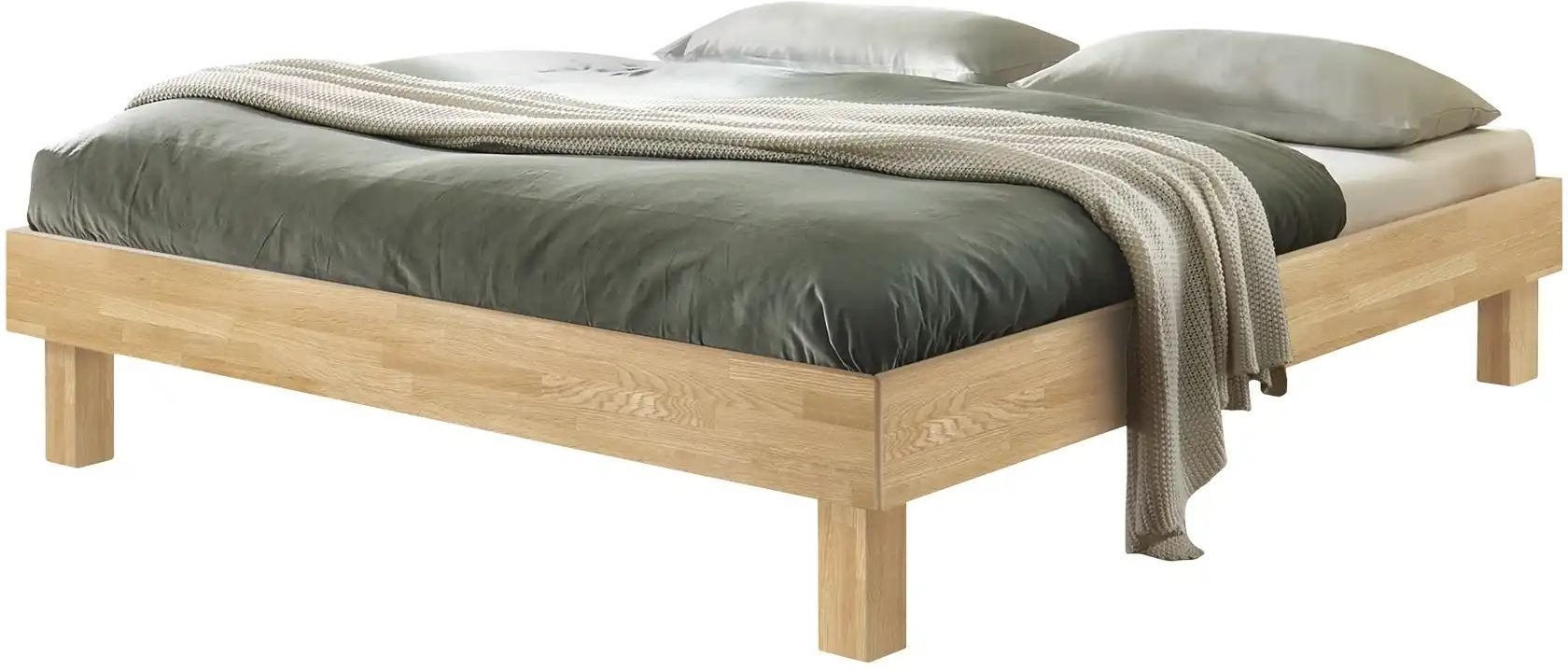 HASENA Massivholzbett Rapallo ¦ holzfarben ¦ Maße (cm): B: 146 Betten > Bettgestelle - Höffner