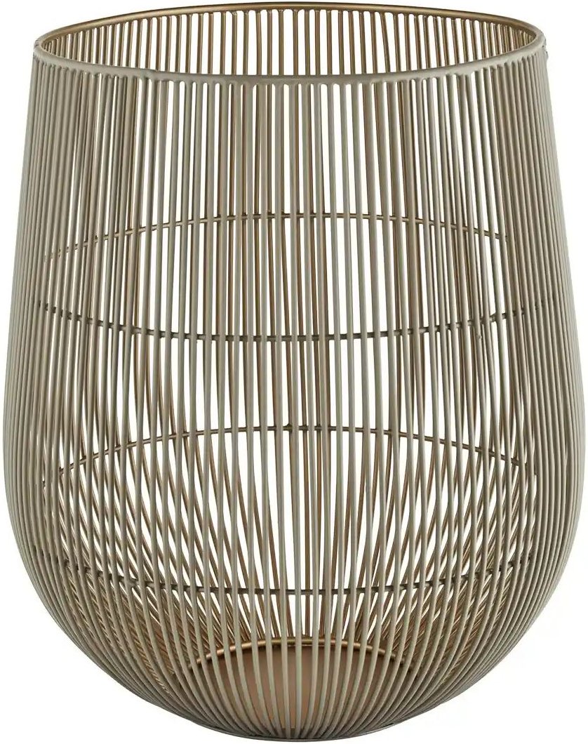 Windlicht ¦ gold ¦ Metall ¦ Maße (cm): H: 31 Ø: 25 Accessoires > Kerzen & Kerzenständer - Höffner