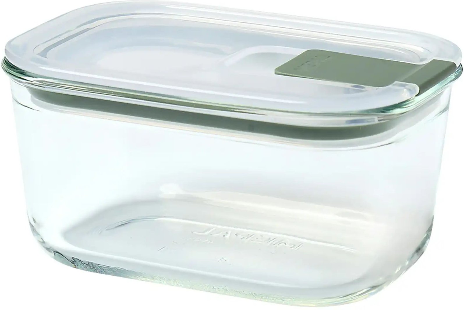 Mepal Vorratsdose Easy Clip ¦ transparent/klar ¦ Glas,Kunststoff,Silikon ¦ Maße (cm): B: 13,9 H: 7 T: 9.9 Küchenzubehör...