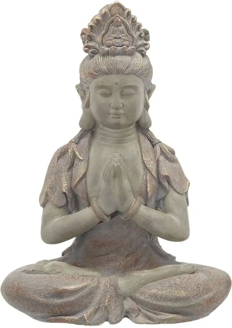 HOME STORY Deko Buddha ¦ braun ¦ Magnesia ¦ Maße (cm): B: 37 H: 50 T: 19.0 Accessoires > Dekoartikel - Höffner