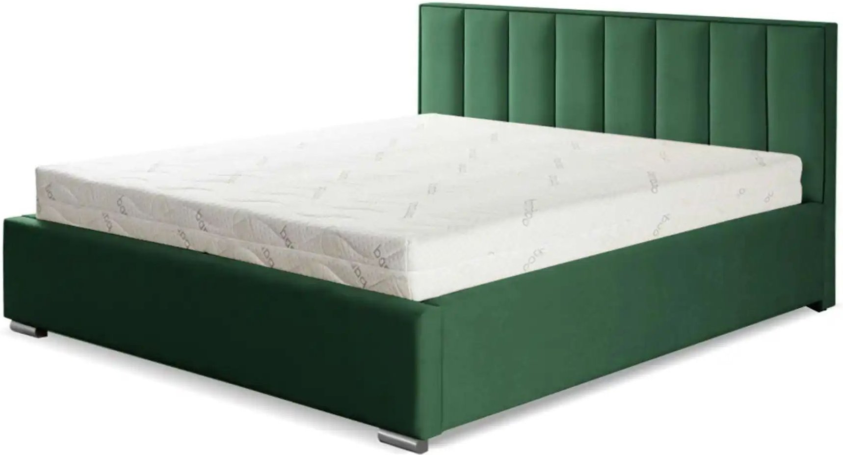 Polsterbett mit Bettkasten Hugo ¦ grün ¦ Maße (cm): B: 140 H: 110 Betten > Polsterbetten - Höffner