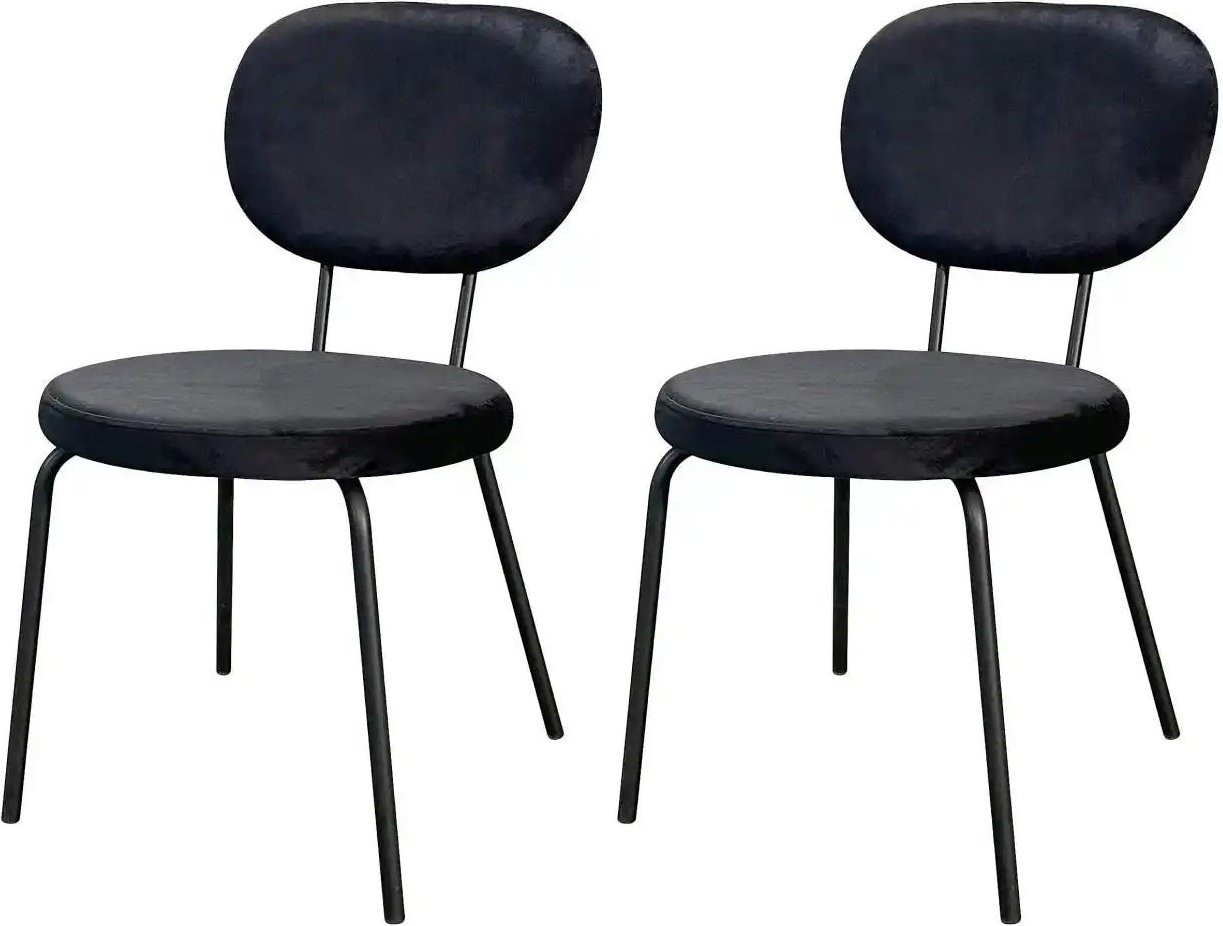 by Living Esszimmerstuhl 2er-Set Stack ¦ schwarz ¦ Maße (cm): B: 45 H: 80 Stühle > Esszimmerstühle > Esszimmerstühle oh...
