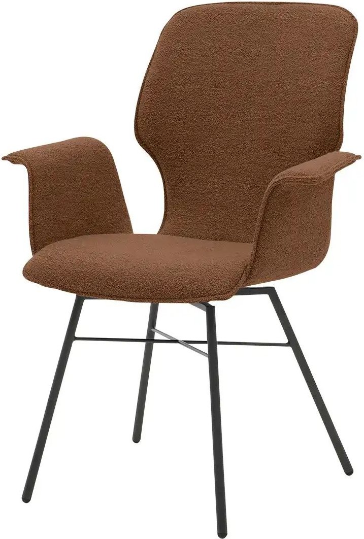 Musterring Armlehnstuhl Nevio ¦ braun ¦ Maße (cm): B: 66 H: 95 T: 63.0 Stühle > Esszimmerstühle > Esszimmerstühle mit A...