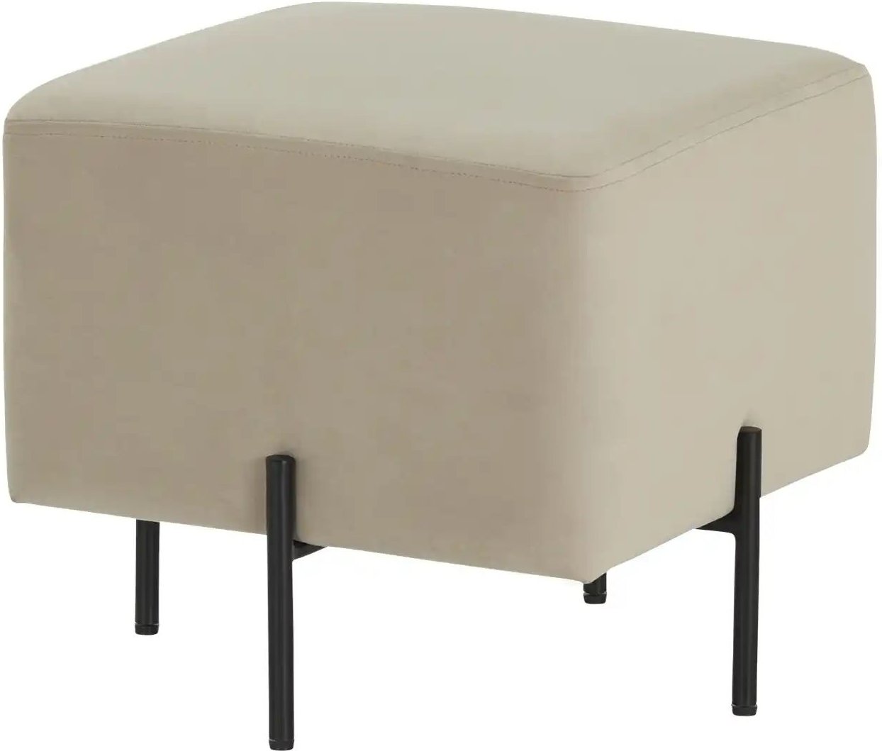 Polsterhocker  Dali ¦ beige ¦ Maße (cm): B: 43 H: 40 T: 43.0 Polstermöbel > Hocker - Höffner