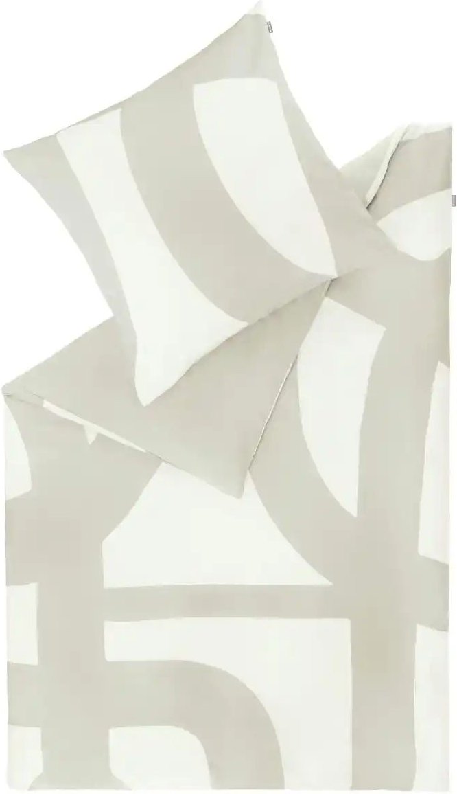 Musterring Satin Wende-Bettwäsche Scribble ¦ beige ¦ Maße (cm): B: 135 Bettwaren > Bettwäsche > Bettwäsche ganzjährig -...