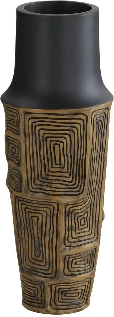 HOME STORY Deko Vase ¦ braun ¦ Polyresin (Kunstharz) ¦ Maße (cm): H: 44,5 Ø: 16.5 Accessoires > Vasen - Höffner