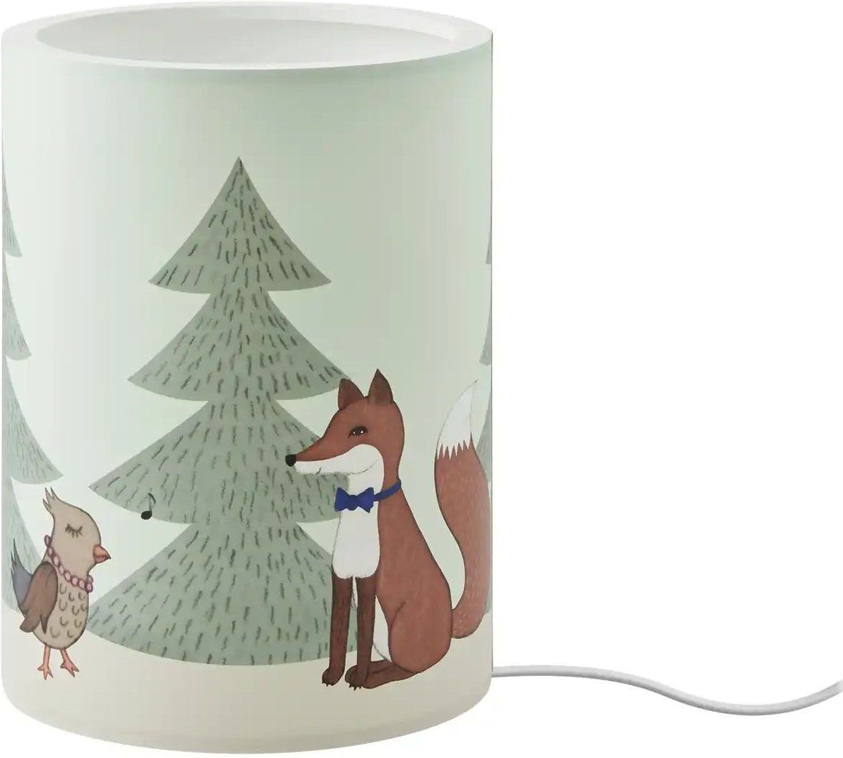 Tischleuchte Wald ¦ grün ¦ Maße (cm): H: 25 Ø: 15 Lampen & Leuchten > Kinderlampen - Höffner