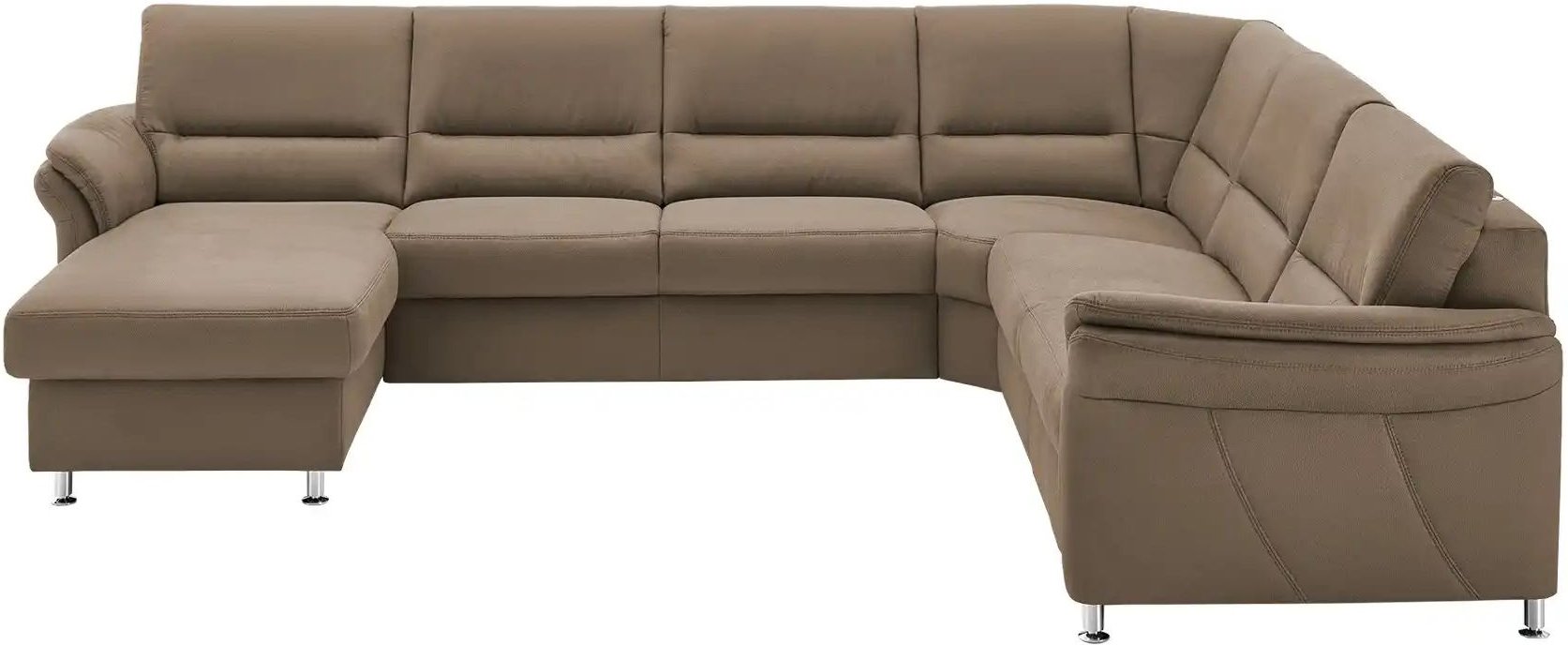 Thumbnail - meinSofa Wohnlandschaft mit Boxspringpolsterung Donald ¦ braun ¦ Maße (cm): B: 330 H: 89 T: 173.0 Polstermöbel > Sofas ...