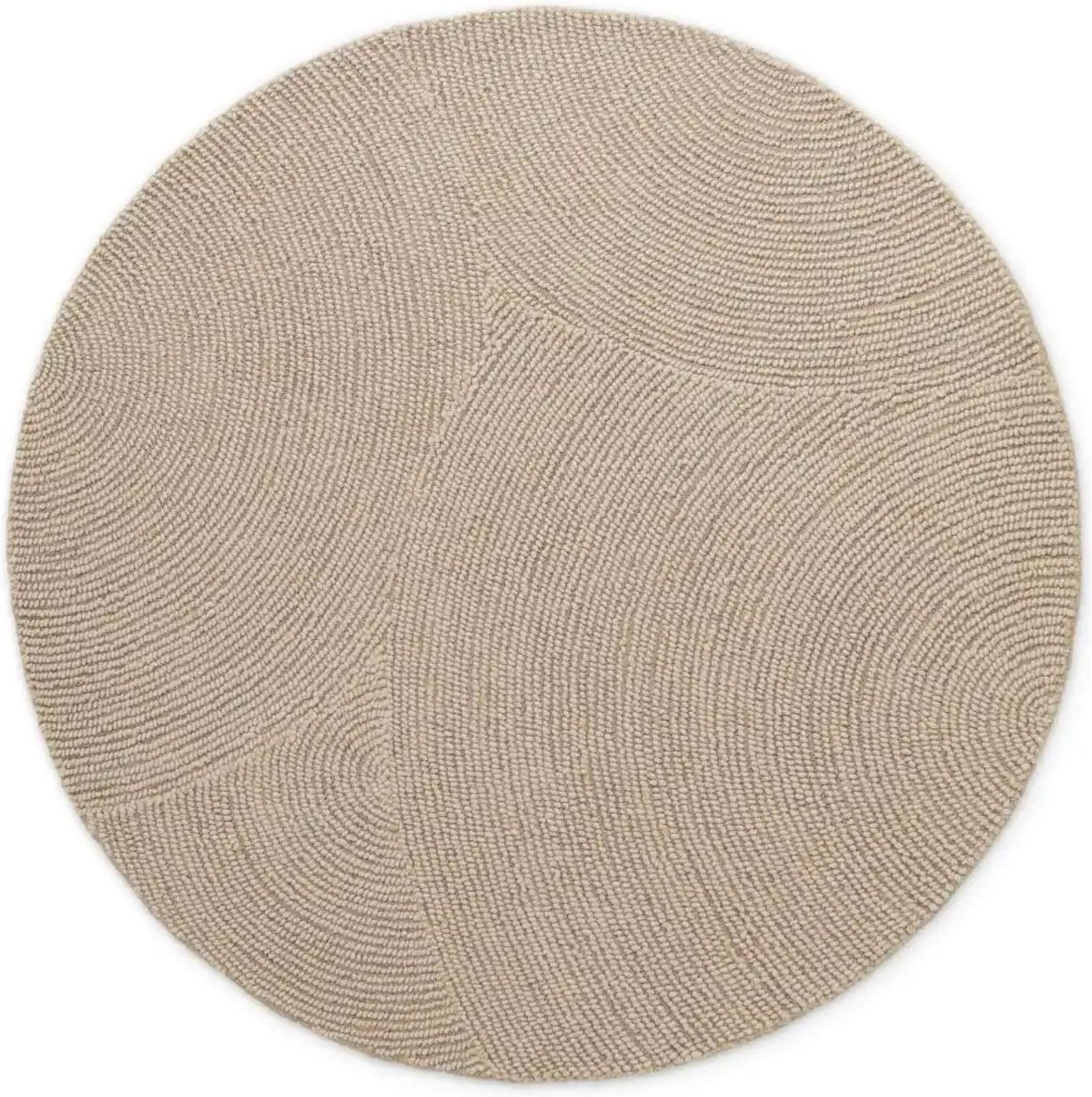 Hanse Home Wollteppich   ¦ beige ¦ Wolle,Baumwolle Ø: 120 Teppiche > Naturteppiche - Höffner