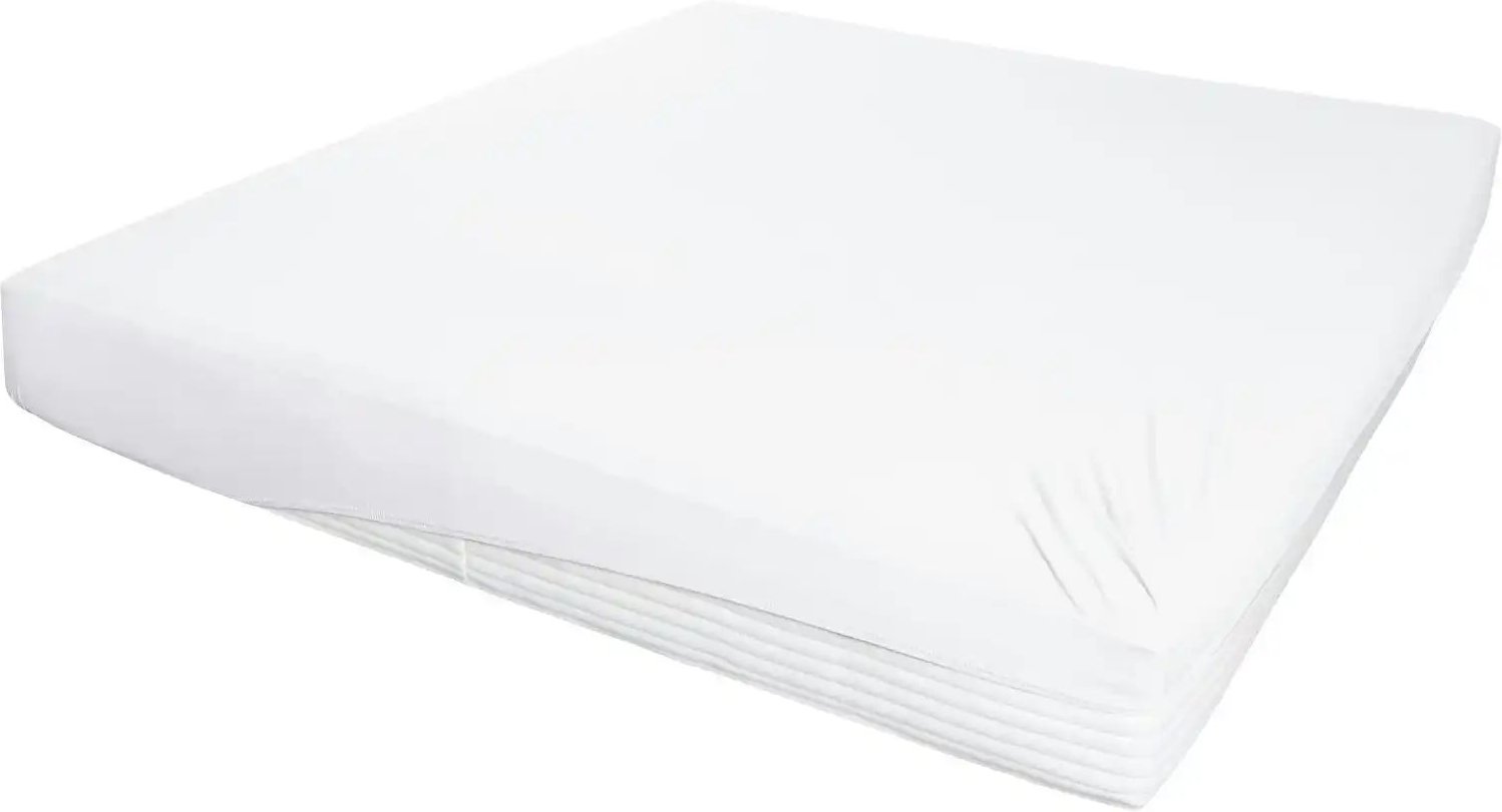 como Jersey-Elasthan Boxspringbetttuch ¦ weiß ¦ Maße (cm): B: 100 H: 26 Bettwaren > Bettlaken - Höffner