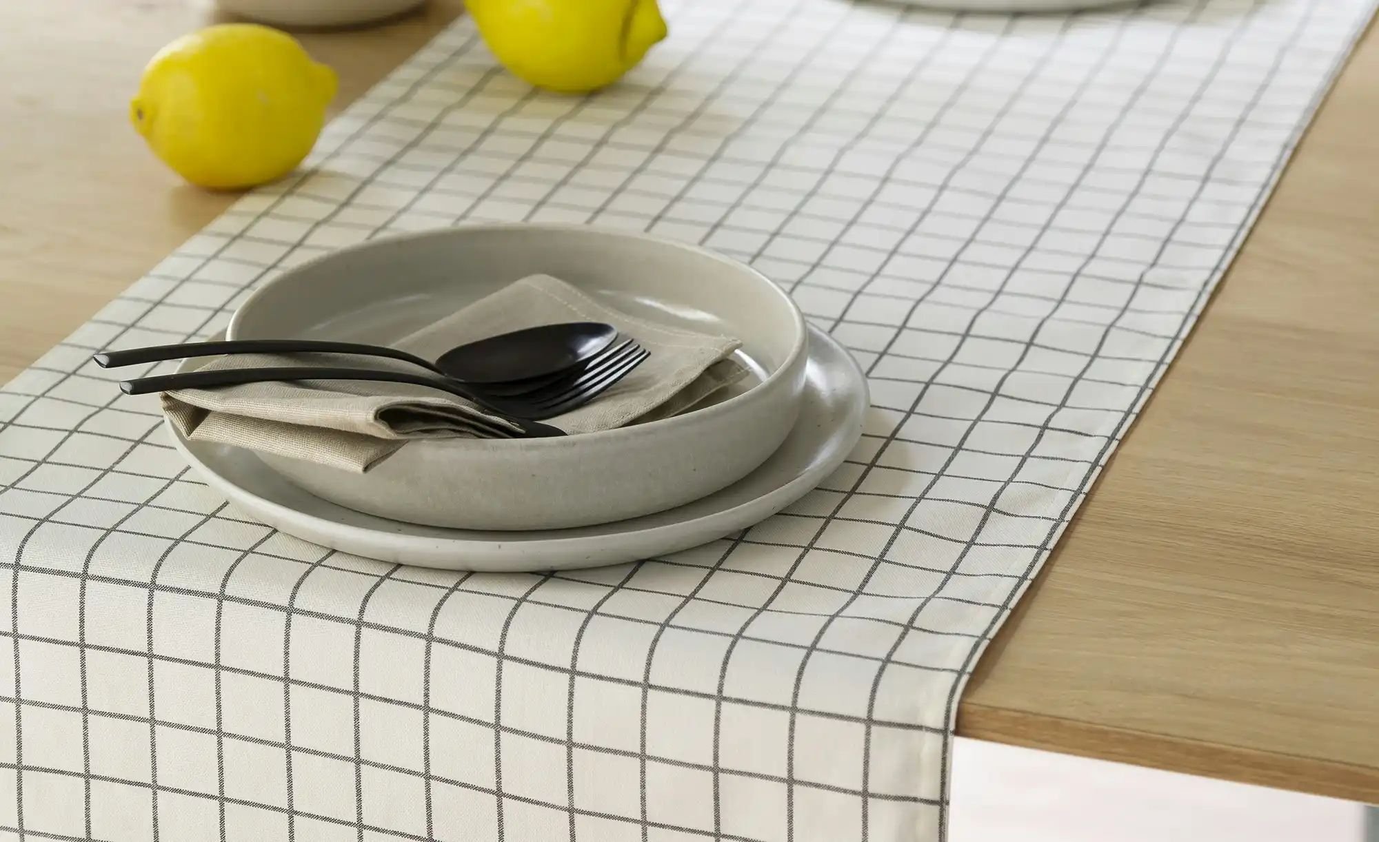 SCHÖNER WOHNEN Kollektion Tischläufer SW-Check ¦ 100% Baumwolle ¦ Maße (cm): B: 40 H: 150 Tischwäsche & Küchentextilien...
