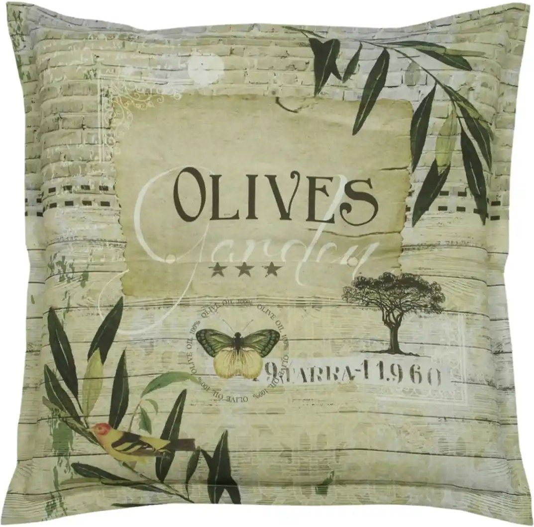 GO-DE Auflage Olives ¦ grün ¦ Maße (cm): B: 50 H: 7 Garten > Auflagen & Kissen > Gartenhocker-Auflagen - Höffner