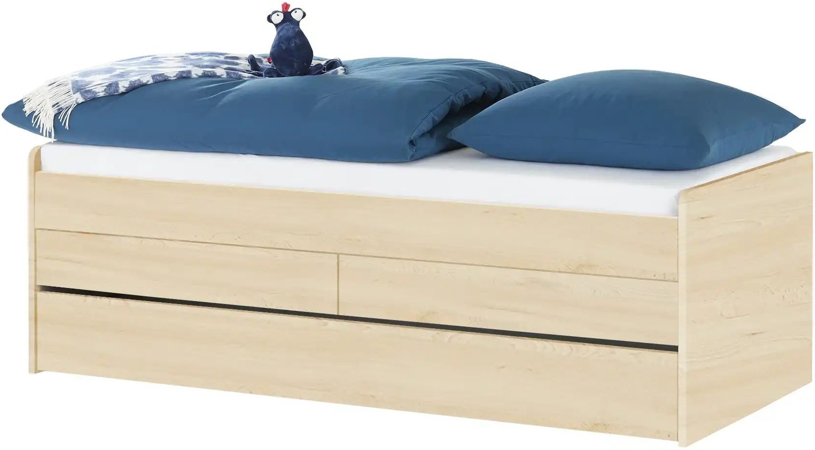 Duobett mit Stauraum Grow Up ¦ holzfarben ¦ Maße (cm): B: 127 H: 66 Betten > Bettgestelle - Höffner