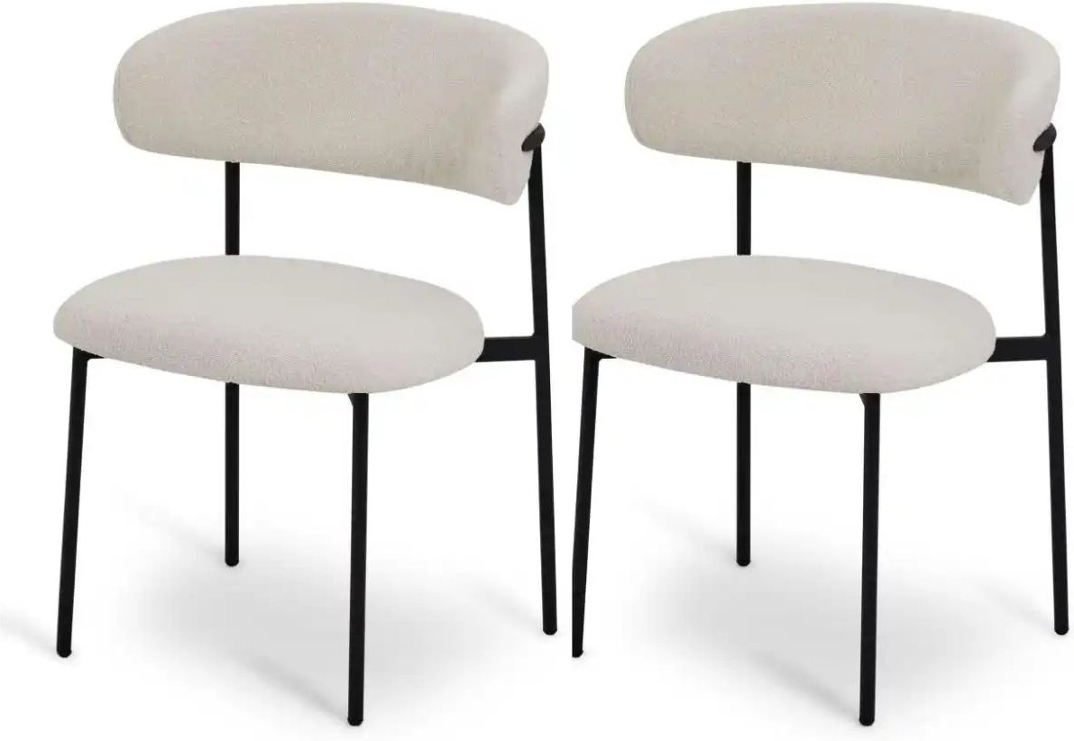 Furnhouse Esszimmerstuhl 2er-Set Diana ¦ creme ¦ Maße (cm): B: 55 H: 70 Stühle > Esszimmerstühle > Esszimmerstühle mit ...