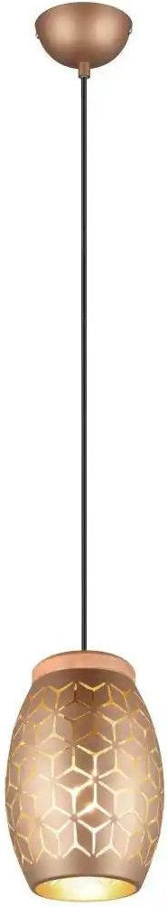 Pendelleuchte ¦ braun ¦ Maße (cm): H: 150 Ø: 15 Lampen & Leuchten > Hängeleuchten - Höffner