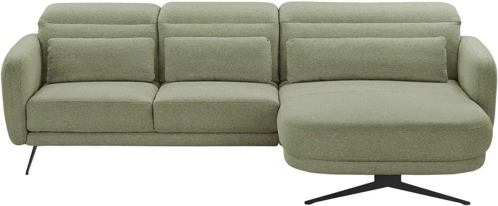 switch Ecksofa Barillo ¦ grün ¦ Maße (cm): B: 261 H: 97 T: 170.0 Polstermöbel > Sofas > Ecksofas - Höffner