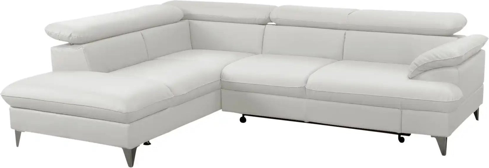 uno Ecksofa aus Kunstleder David ¦ grau ¦ Maße (cm): B: 208 H: 74 T: 256.0 Polstermöbel > Sofas > Ecksofas - Höffner