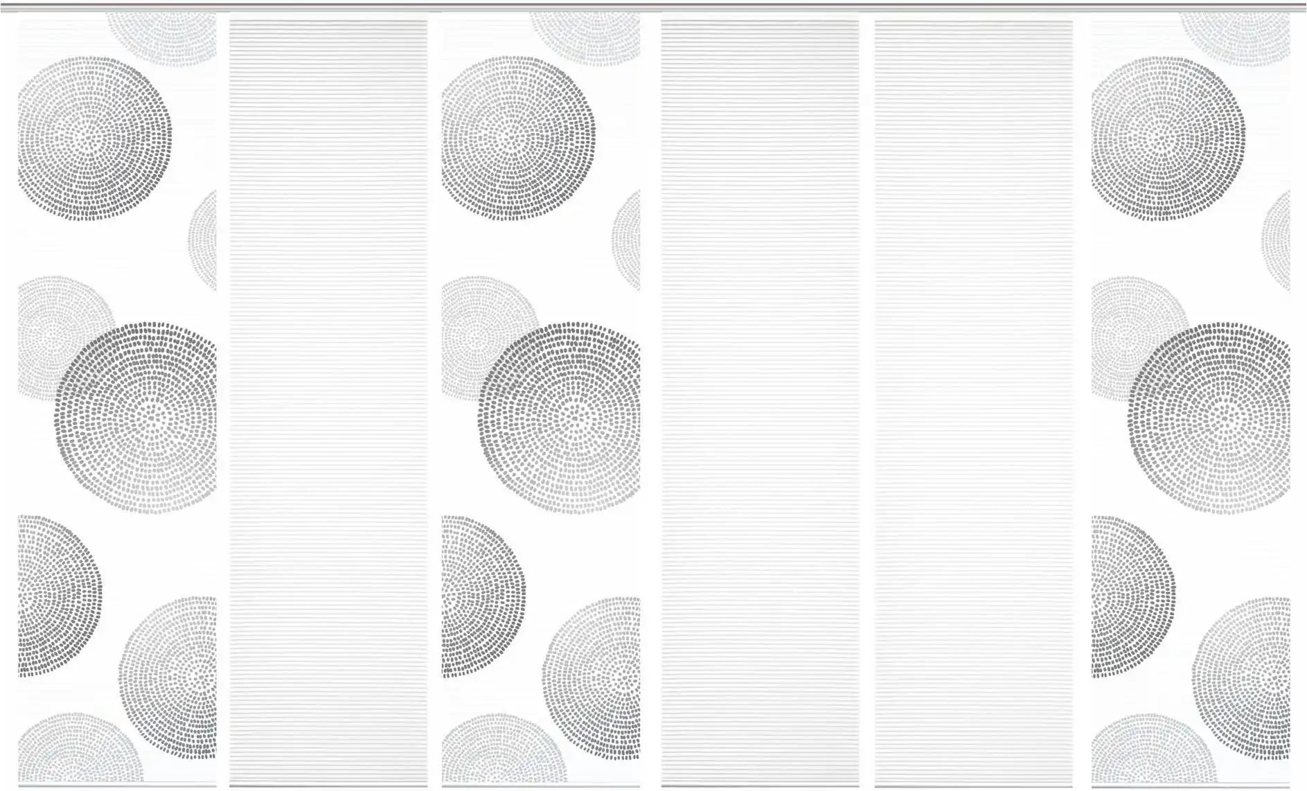 HOME in green Schiebevorhang ¦ grau ¦ Synthetik ¦ Maße (cm): B: 60 H: 245 Gardinen & Rollos > Gardinen & Vorhänge > Sc...