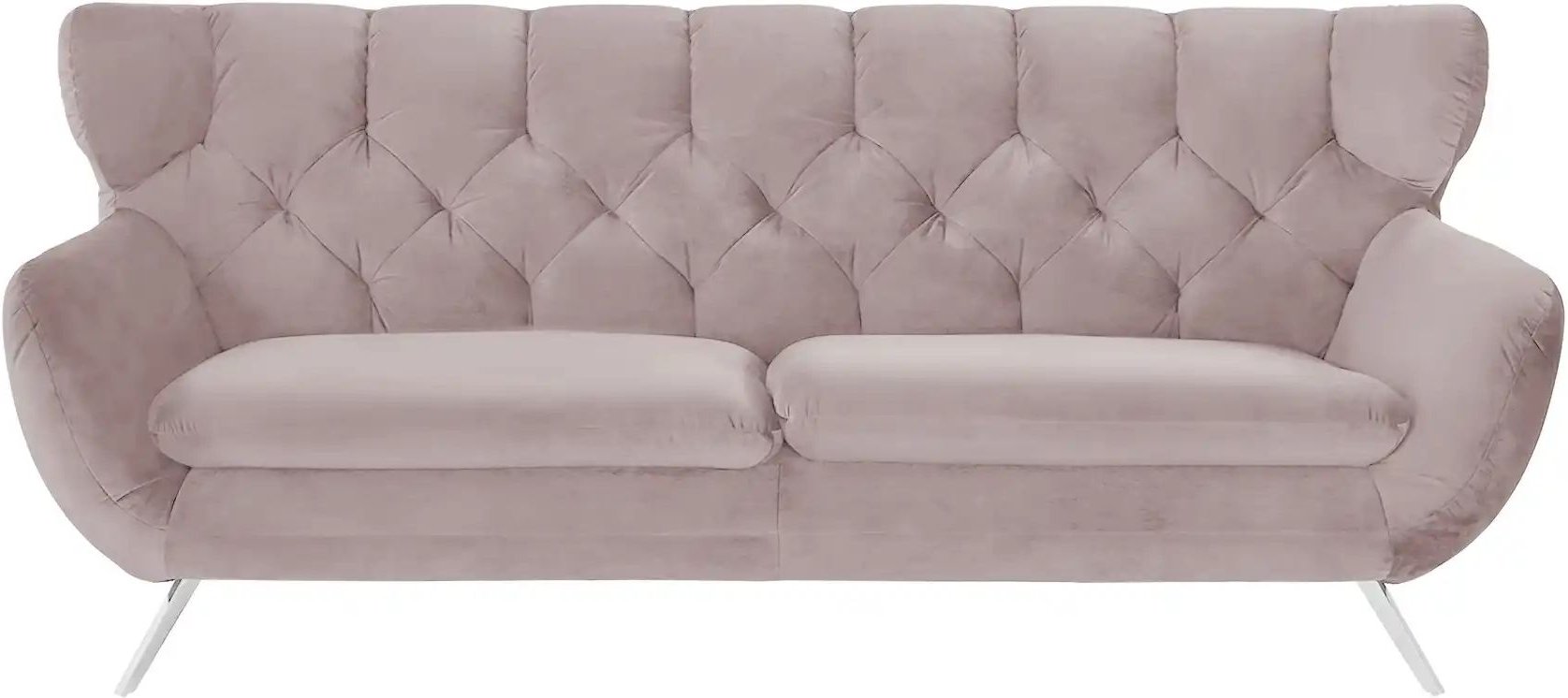Jette Home Sofa Caldara ¦ rosa/pink ¦ Maße (cm): B: 225 H: 94 T: 95.0 Polstermöbel > Sofas > 3-Sitzer - Höffner