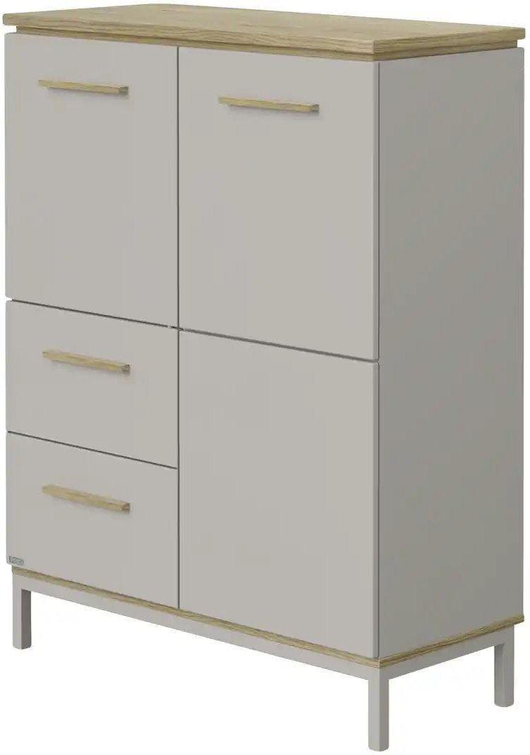 PAIDI Highboard Benne ¦ grau ¦ Maße (cm): B: 90,9 H: 117,4 T: 39.6 Kommoden & Sideboards > Highboards - Höffner
