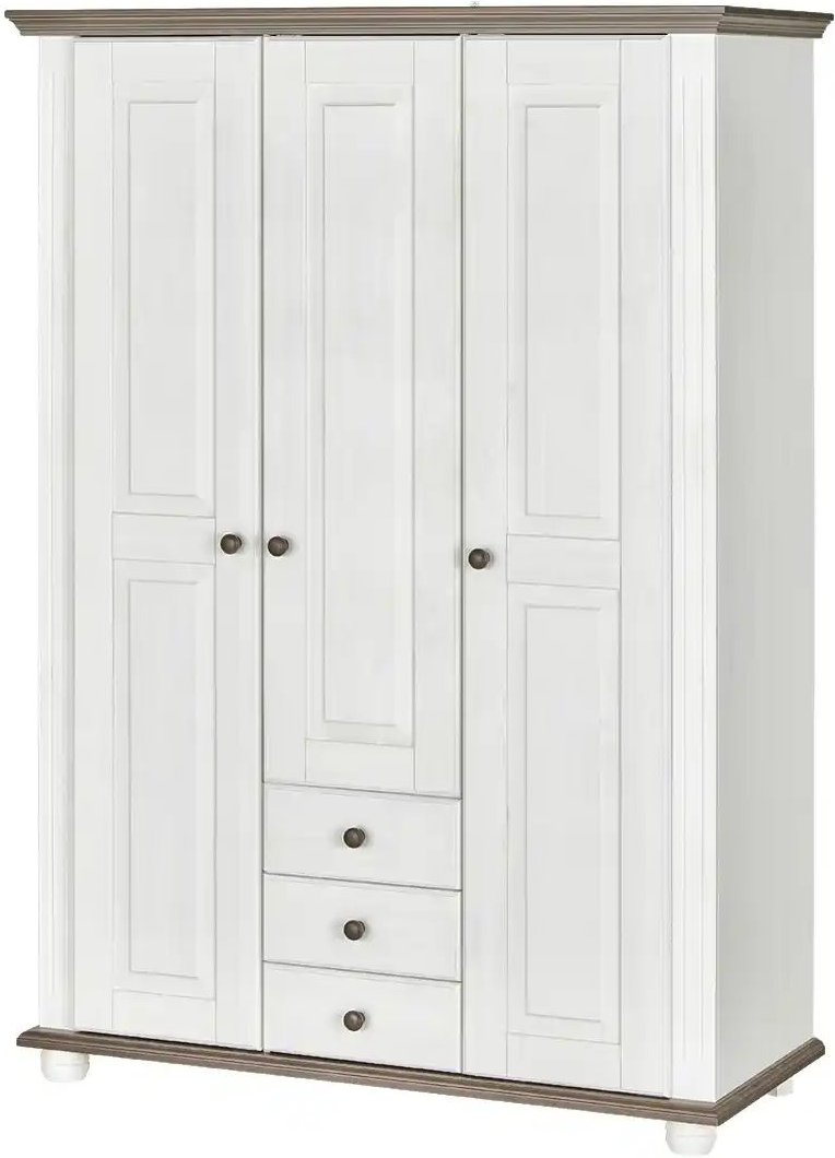 Kleiderschrank Melissa ¦ weiß ¦ Maße (cm): B: 130,6 H: 185,7 T: 55.8 Baby > Babymöbel > Babykleiderschränke - Höffner