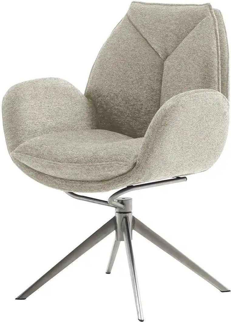 Esszimmerstuhl drehbar Eno ¦ creme ¦ Maße (cm): B: 66 H: 92 T: 67.0 Stühle > Esszimmerstühle > Esszimmerstühle mit Armle...