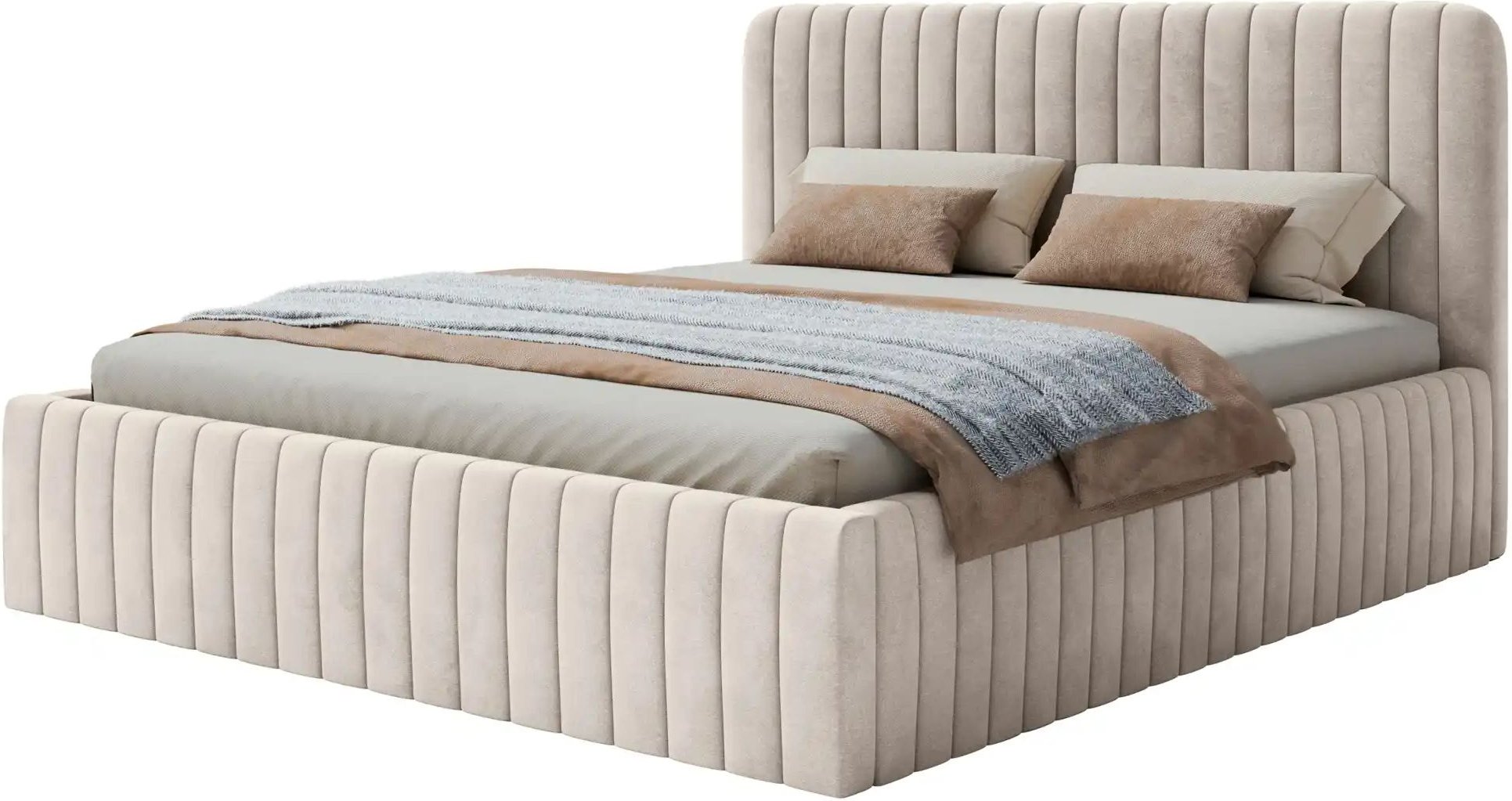 Selsey Polsterbett mit Bettkasten Saliano ¦ beige ¦ Maße (cm): B: 173 H: 109 Betten > Polsterbetten - Höffner