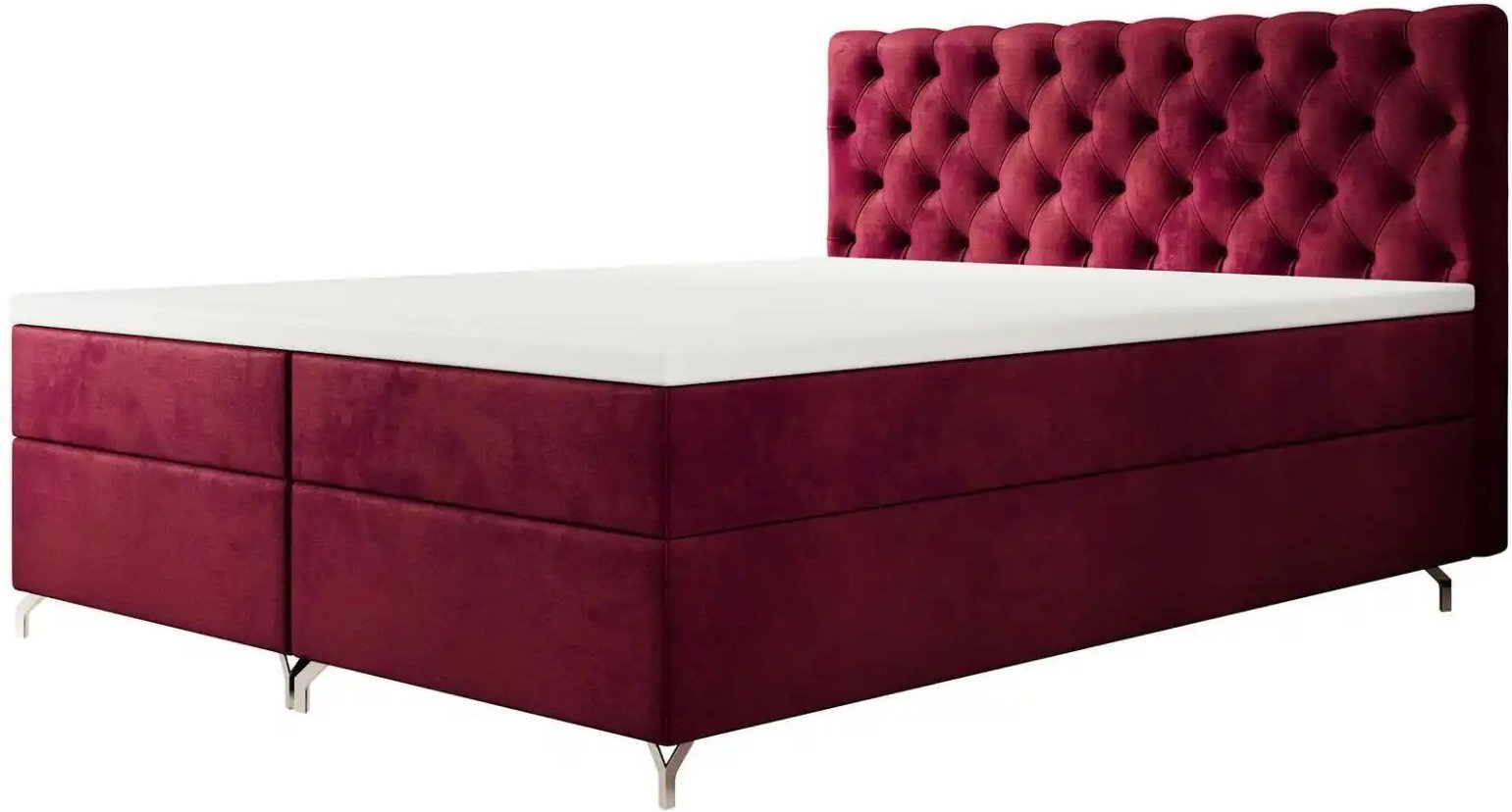 Boxbett mit Stauraum Chester ¦ rot ¦ Maße (cm): B: 200 H: 111 Betten > Komfortbetten - Höffner