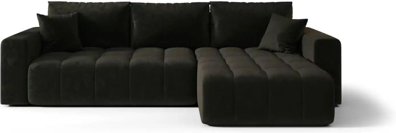 Ecksofa Milo ¦ schwarz ¦ Maße (cm): B: 280 H: 85 Polstermöbel > Sofas > 3-Sitzer - Höffner
