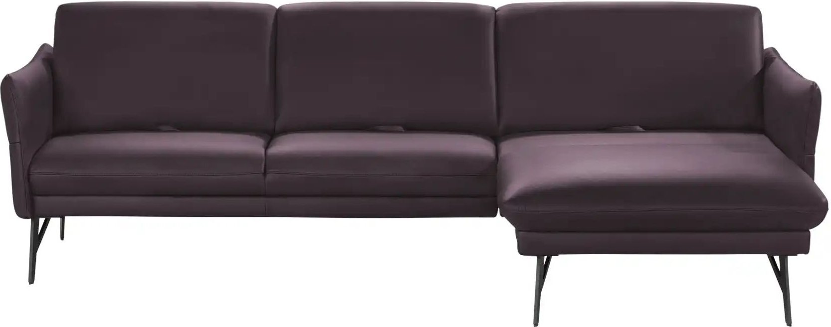 himolla Ecksofa Leder 1928 ¦ lila/violett ¦ Maße (cm): B: 280 H: 83 T: 175.0 Polstermöbel > Sofas > Ecksofas - Höffner