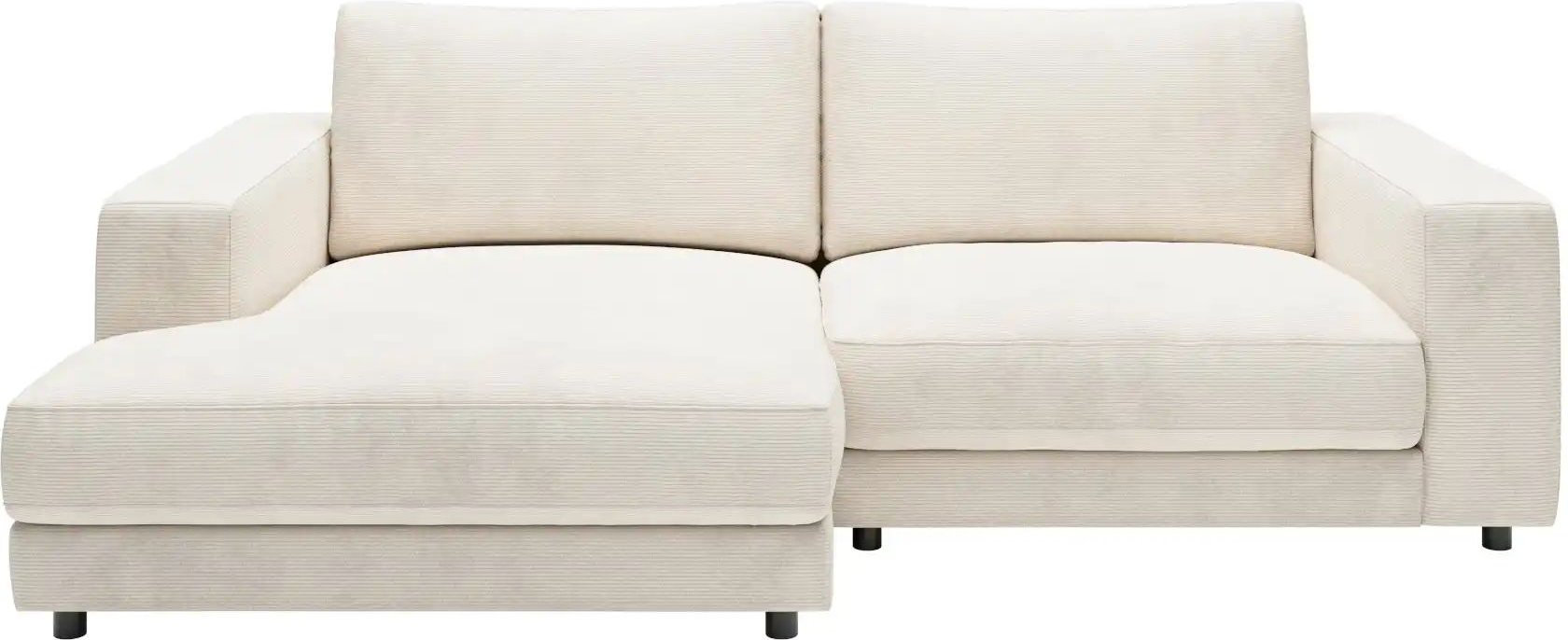 Thumbnail - Jette Home Ecksofa in Feincord Sila ¦ weiß ¦ Maße (cm): B: 250 H: 85 T: 170.0 Polstermöbel > Sofas > Ecksofas - Höffner