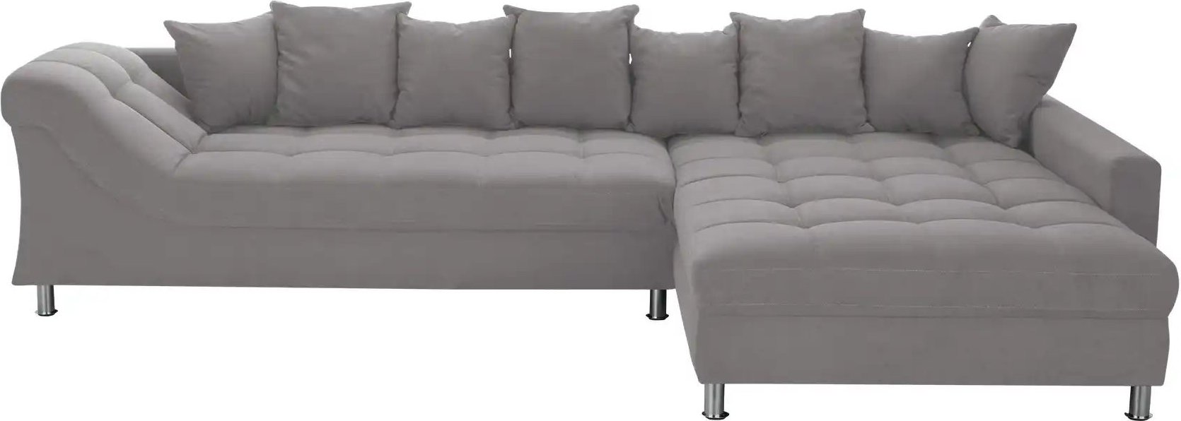 smart Ecksofa  Hanalie ¦ grau ¦ Maße (cm): B: 340 H: 95 T: 226.0 Polstermöbel > Sofas > 3-Sitzer - Höffner