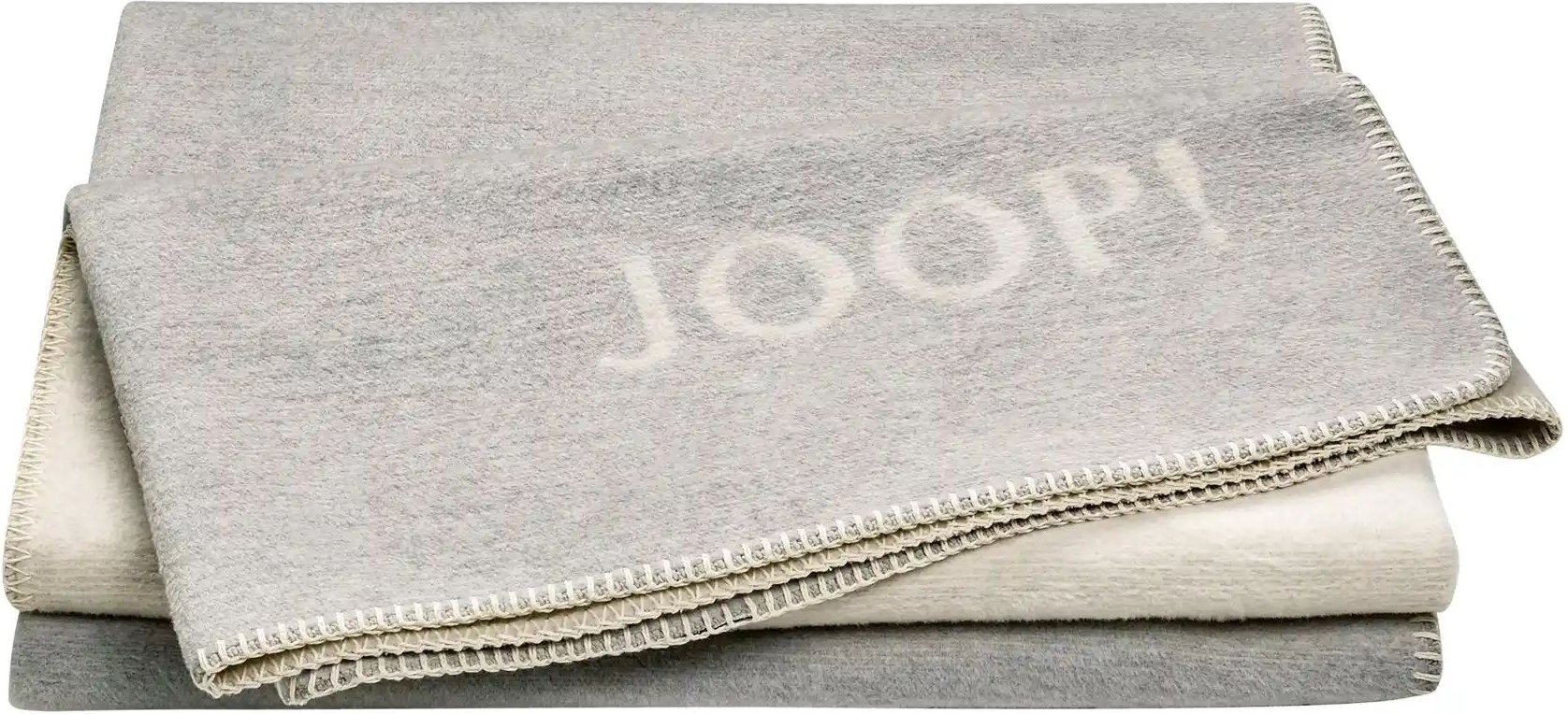 JOOP! Wohndecke  JOOP! Melange-Doubleface ¦ grau ¦ Baumwollmischgewebe ¦ Maße (cm): B: 150 Dekokissen & Decken > Kuschel...