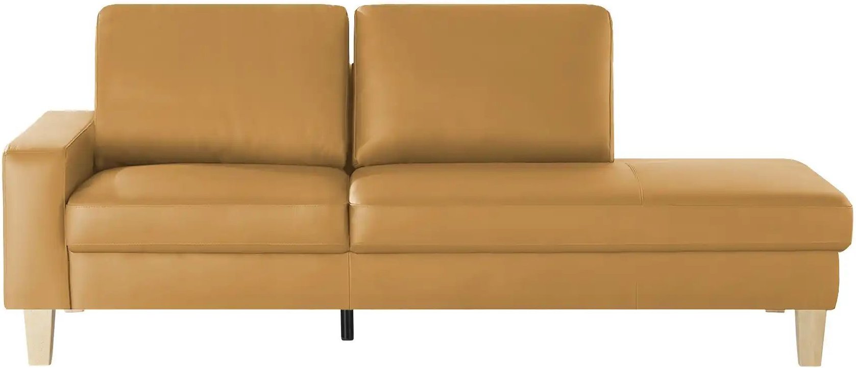 Recamiere aus Leder Bena ¦ gelb ¦ Maße (cm): B: 213 H: 86 T: 97.0 Polstermöbel > Sofas > Einzelsofas - Höffner