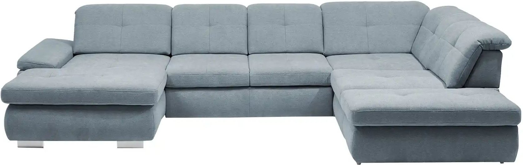 Lounge Collection Wohnlandschaft Flachgewebe Affair ¦ blau ¦ Maße (cm): B: 371 H: 100 T: 260.0 Polstermöbel > Sofas > S...