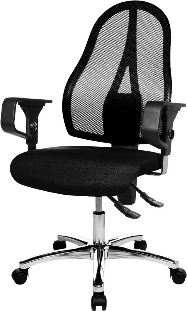 Bürodrehstuhl Sitness Basic 300 ¦ schwarz ¦ Maße (cm): B: 64 H: 100 T: 64.0 Stühle > Bürostühle - Höffner