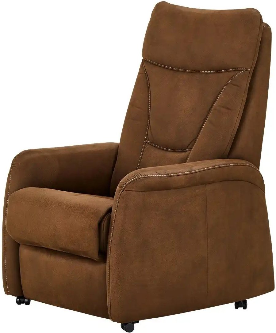 Hukla Fernsehsessel Mikrofaser Manuel ¦ braun ¦ Maße (cm): B: 78 H: 108 T: 90.0 Polstermöbel > Sessel > Fernsehsessel - ...