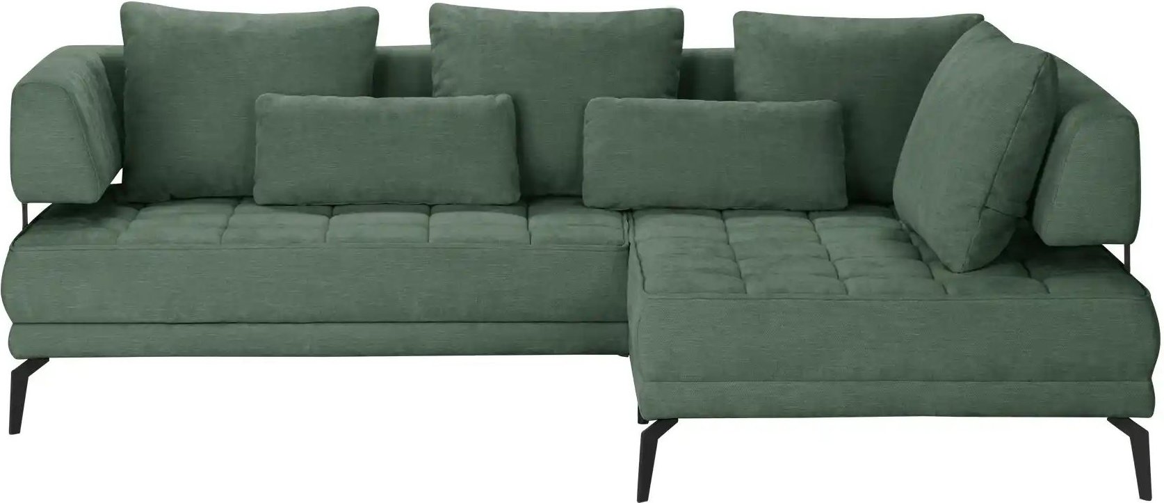switch Ecksofa Giotto ¦ grün ¦ Maße (cm): B: 242 H: 85 T: 176.0 Polstermöbel > Sofas > Ecksofas - Höffner