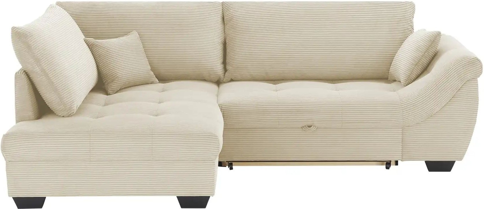 bobb Ecksofa Krissy ¦ creme ¦ Maße (cm): B: 251 H: 88 T: 190.0 Polstermöbel > Sofas > Ecksofas - Höffner