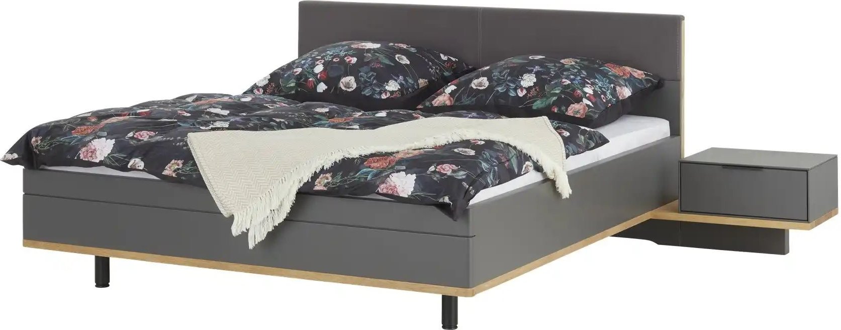 WÖSTMANN Bettanlage Finistra ¦ grau Betten > Komfortbetten - Höffner