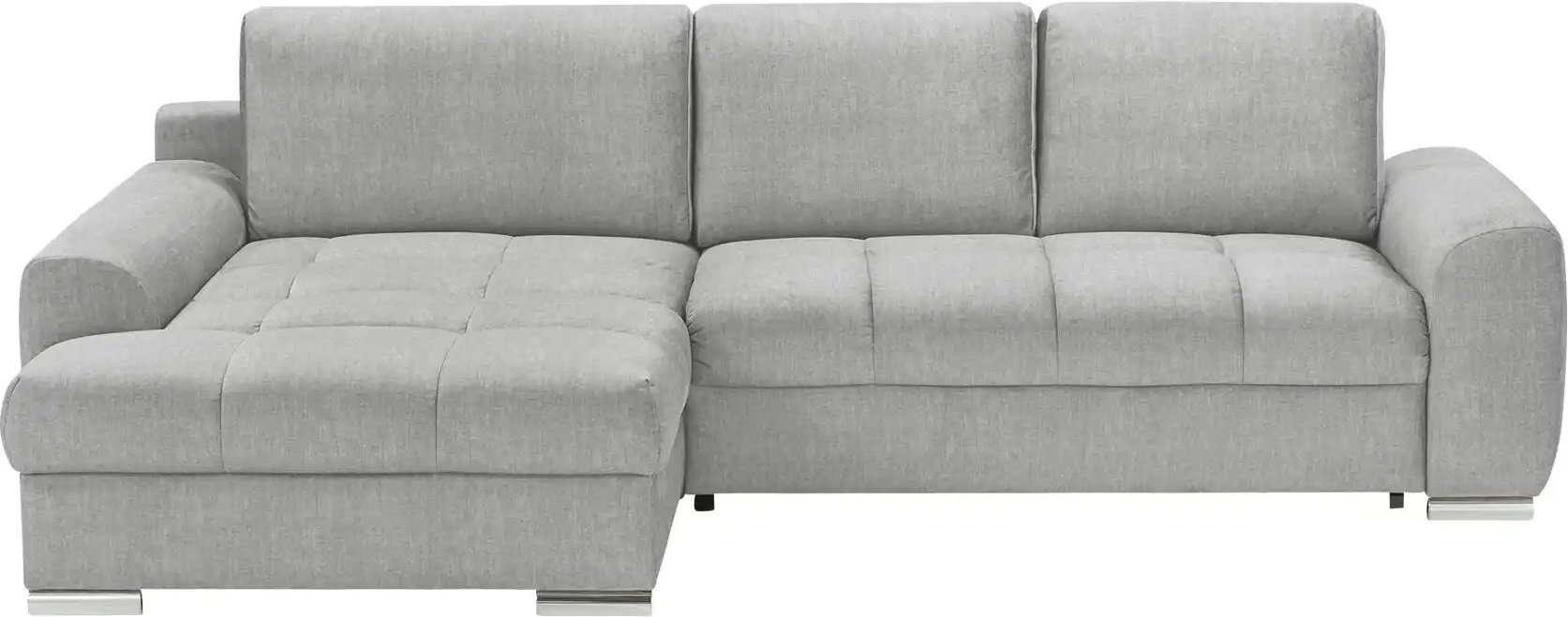 bobb Ecksofa mit Schlaffunktion Soumia ¦ grau ¦ Maße (cm): B: 283 H: 90 T: 181.0 Polstermöbel > Sofas > Ecksofas - Höffn...