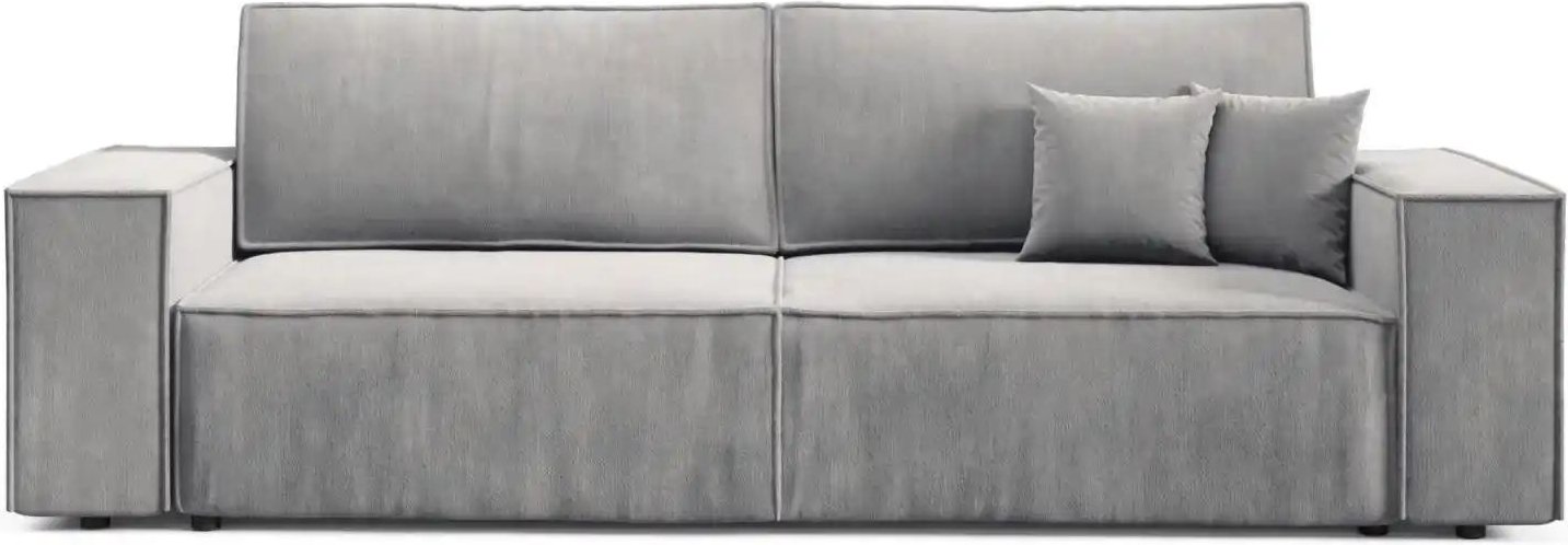 Einzelsofa mit Schlaffunktion Mille ¦ grau ¦ Maße (cm): B: 255 H: 88 Polstermöbel > Sofas > Einzelsofas - Höffner